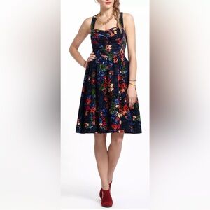 Anthropologie HD in Paris Paca Halter Dress with Removable Straps Size US 6